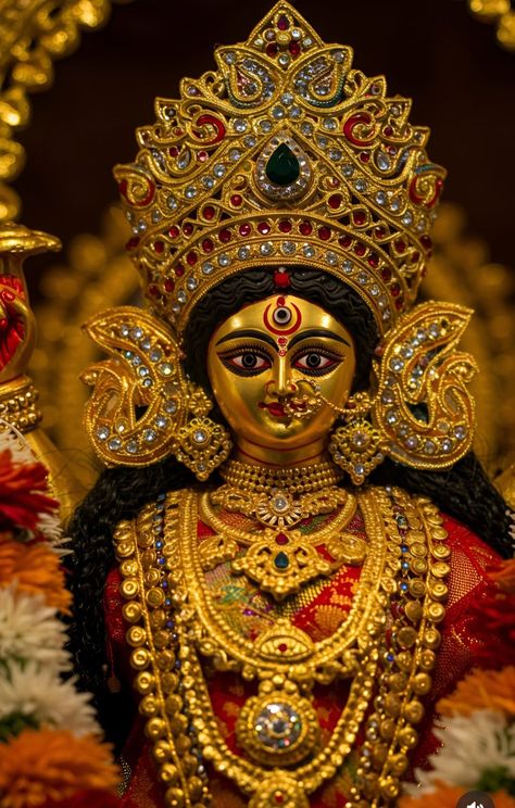 Devi Maa idol attire